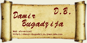 Damir Bugadžija vizit kartica